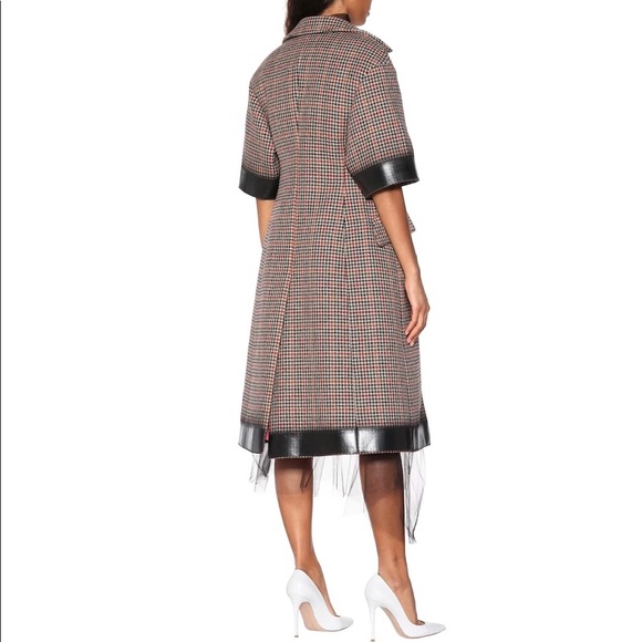 Prada Short-Sleeved Tweed Coat - Picture 2 of 7